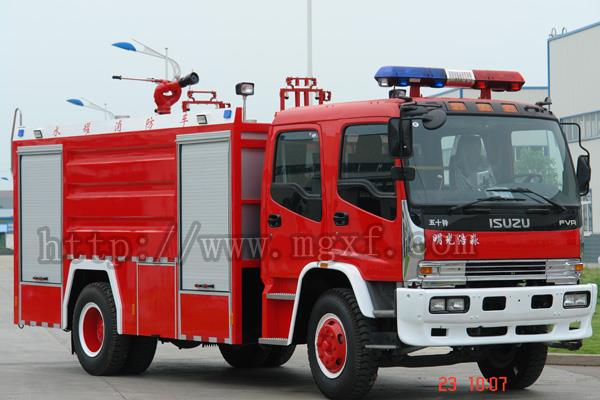 6000L Middle Size Water Tank Fire Truck